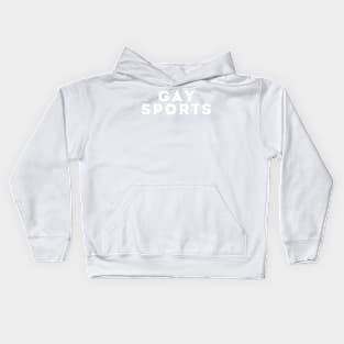 Gay Sports Kids Hoodie